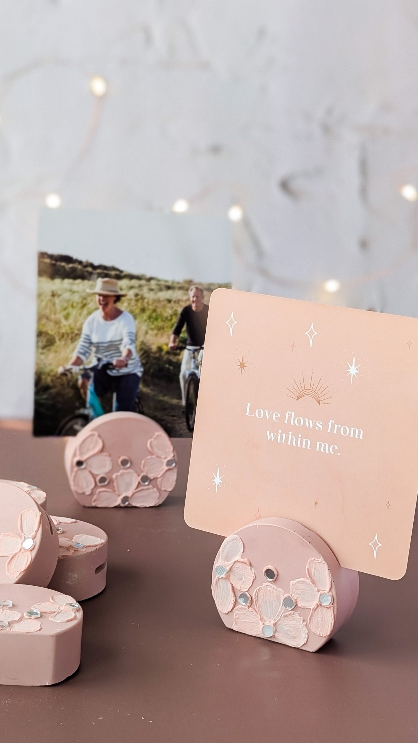 The Fragrant Jar –Handmade Photo & Wedding Table Card Holder