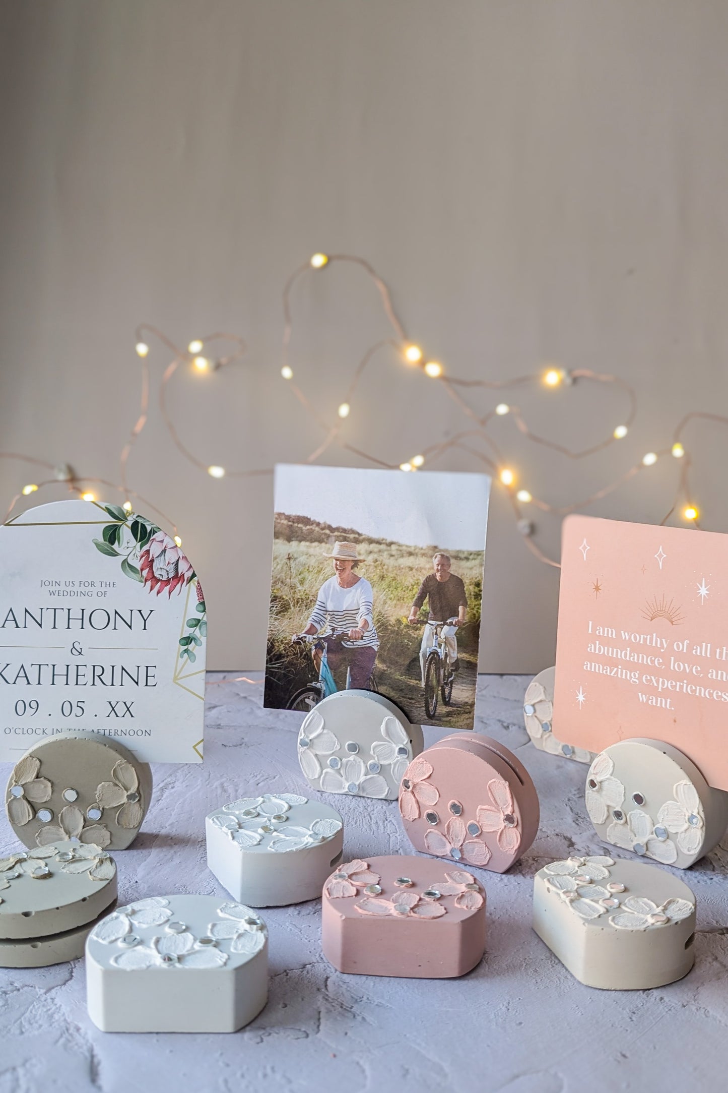 The Fragrant Jar –Handmade Photo & Wedding Table Card Holder