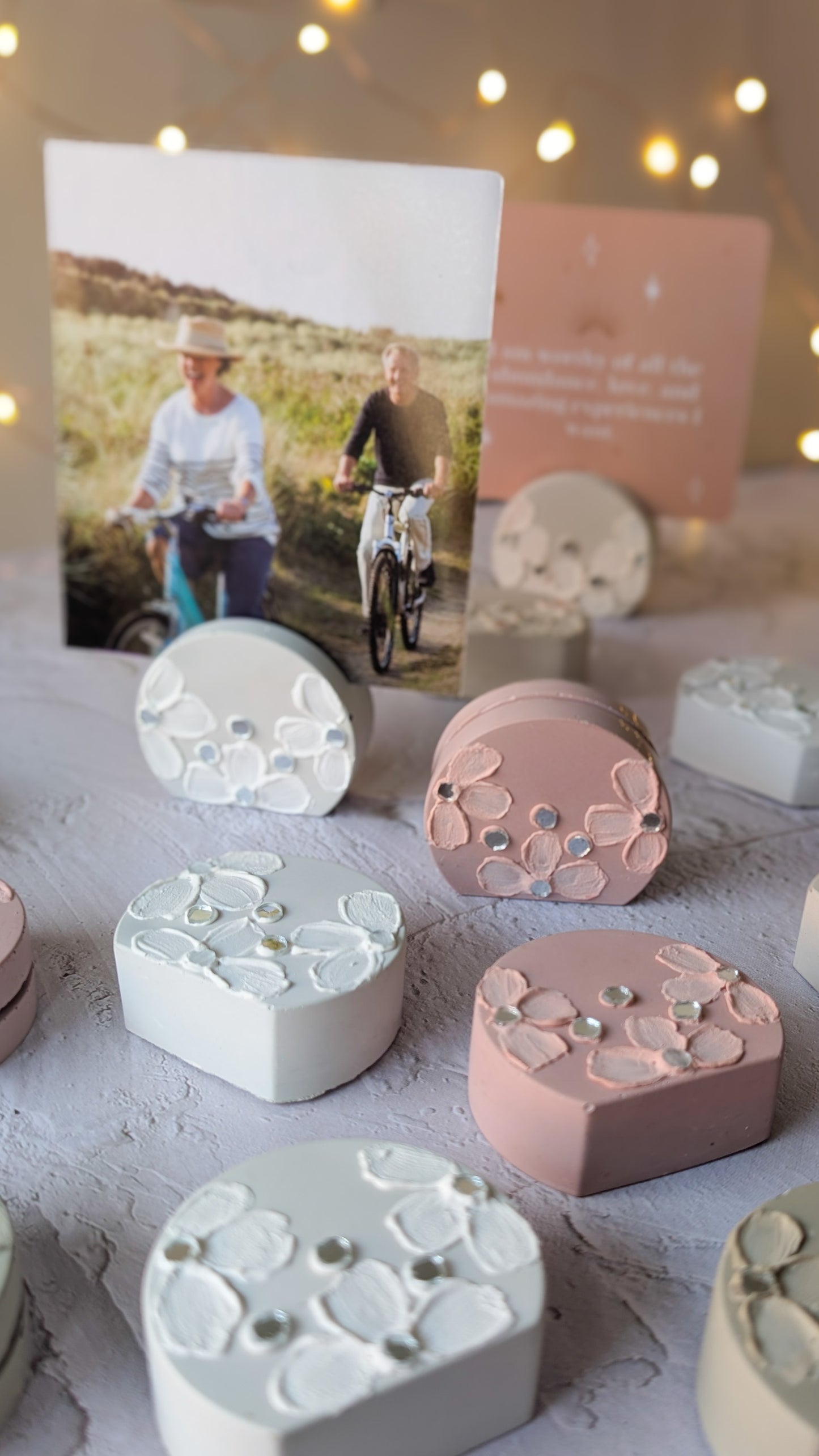 The Fragrant Jar –Handmade Photo & Wedding Table Card Holder