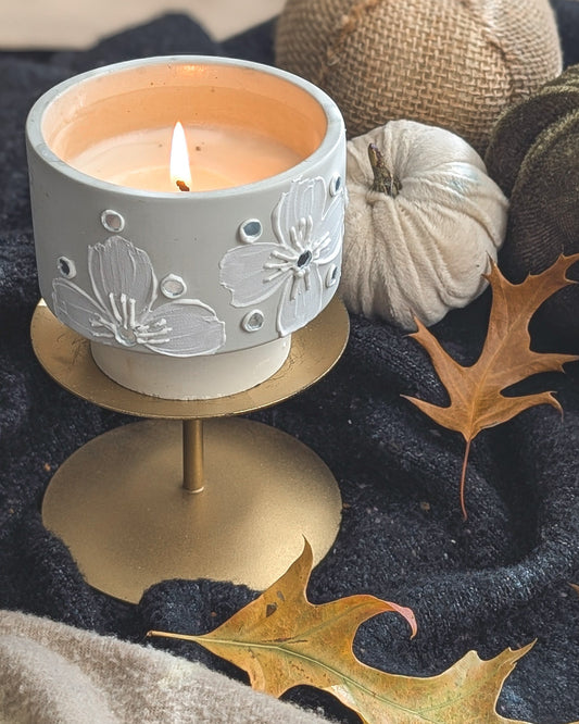 CHÂTEAU CASHMERE, Spa Inspired Concrete Candle, for timeless home décor and gifting |The Fragrant Jar