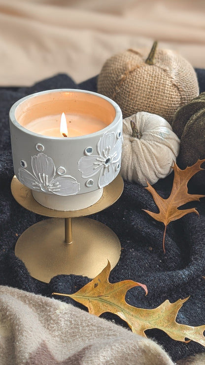 CHÂTEAU CASHMERE, Spa Inspired Concrete Candle, for timeless home décor and gifting |The Fragrant Jar